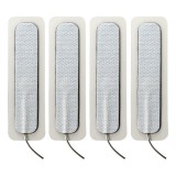 4 X Lange Selbstklebende Pads 1,5 cm X 7,5 cm von Electrastim | Fesselliebe.de