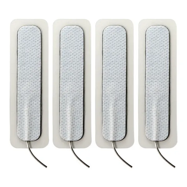 4 X Lange Selbstklebende Pads 1,5 cm X 7,5 cm von Electrastim | Fesselliebe.de