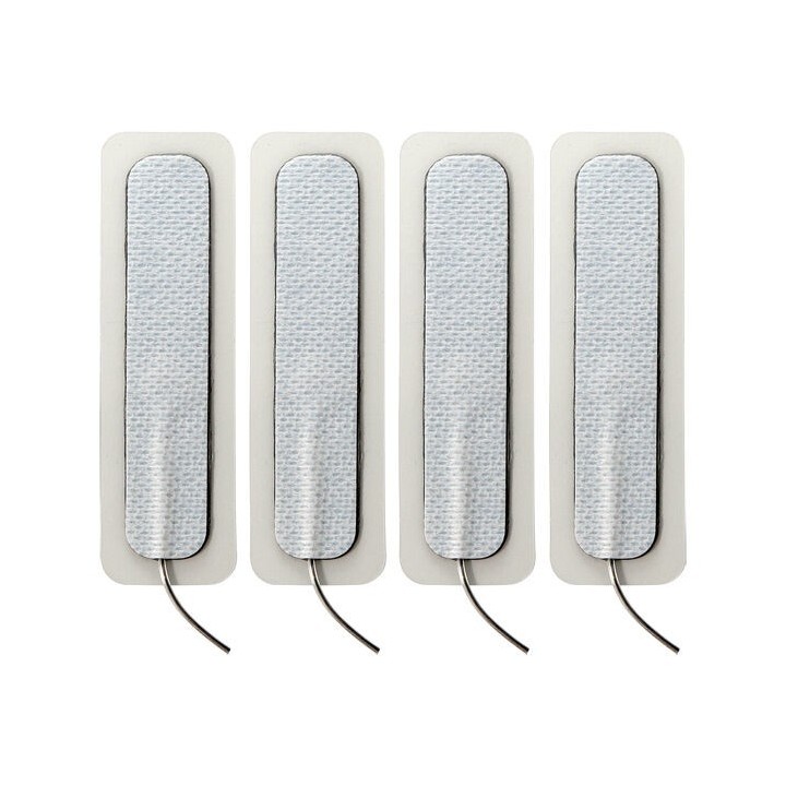 4 X Lange Selbstklebende Pads 1,5 cm X 7,5 cm von Electrastim | Fesselliebe.de