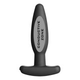 Silikon Schwarz Rocker Butt Plug Klein von Electrastim | Fesselliebe.de