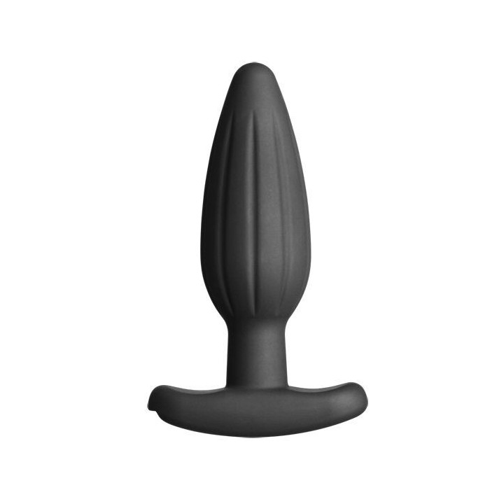 Silikon Schwarz Rocker Butt Plug Mittel von Electrastim | Fesselliebe.de