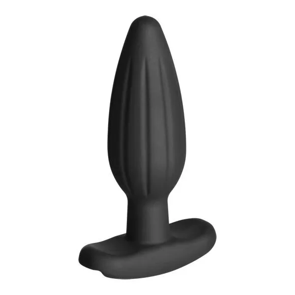 Silikon Schwarz Rocker Butt Plug Mittel von Electrastim | Fesselliebe.de