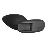 Silikon Schwarz Rocker Butt Plug Mittel von Electrastim | Fesselliebe.de
