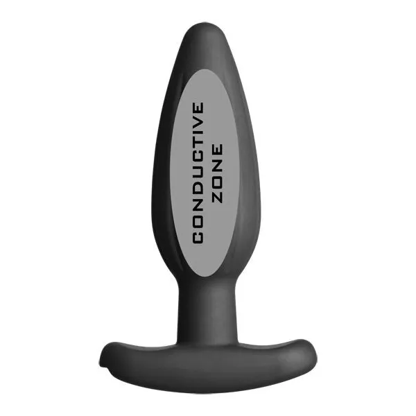 Silikon Schwarz Rocker Butt Plug Mittel von Electrastim | Fesselliebe.de