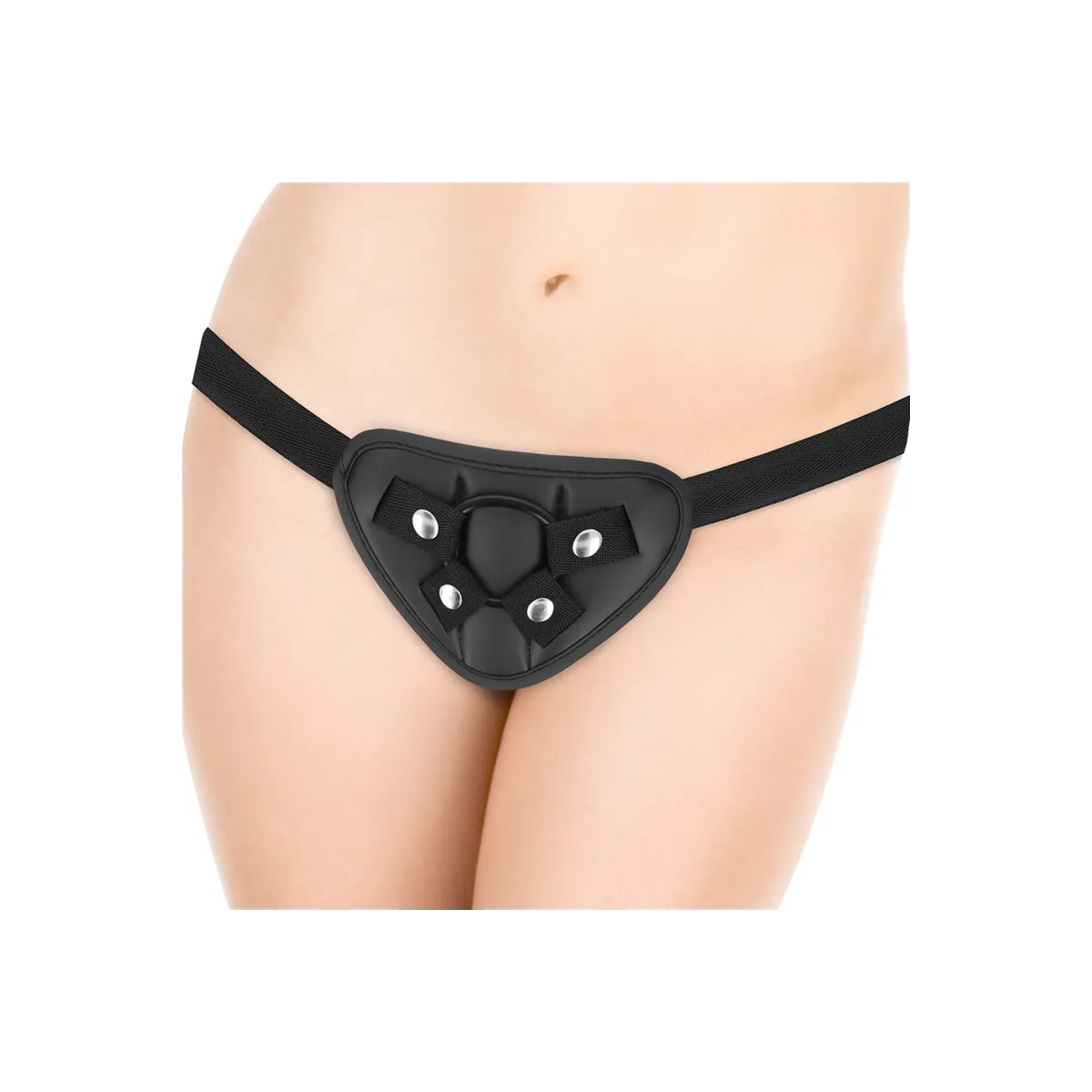 Strap-On-Gurt mit 3 Ringen Gratis von Cyber Silicock | Fesselliebe.de