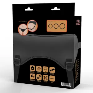 Strap-On-Gurt mit 3 Ringen Gratis von Cyber Silicock