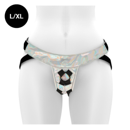 Fantasy-Geschirr - Schillerndes Geschirr L/XL von Mythology Fantasy Harness | Fesselliebe.de