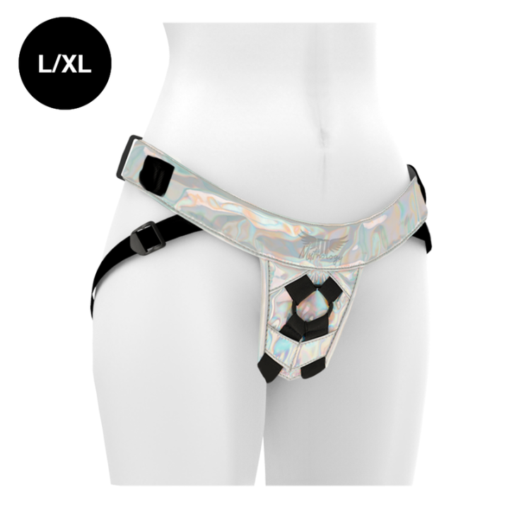 Fantasy-Geschirr - Schillerndes Geschirr L/XL von Mythology Fantasy Harness | Fesselliebe.de