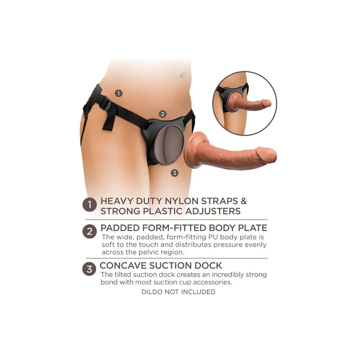 Elite Bequemer Verstellbarer Gurt von King Cock | Fesselliebe.de