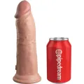Elite Deluxe Verstellbares Harness-Kit Ring mit Hoden & Dildo 20,3 cm von King Cock