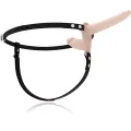 Doppelte Penetration, Fleisch-Vibrator von Fetish Submissive Harness