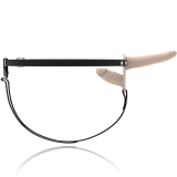 Doppelte Penetration, Fleisch-Vibrator von Fetish Submissive Harness | Fesselliebe.de