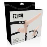 Doppelte Penetration, Fleisch-Vibrator von Fetish Submissive Harness | Fesselliebe.de