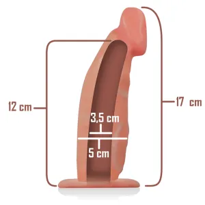 Hohlgeschirr mit Dildo 18 X 3,5 cm von Intense Couples Toys