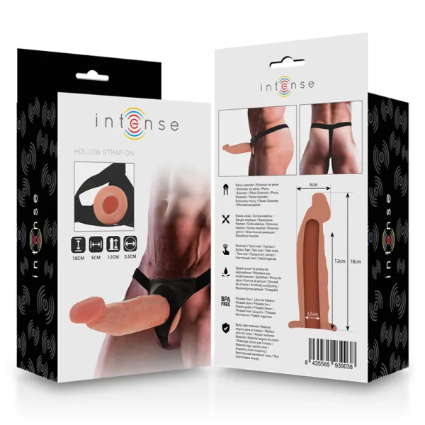 Hohlgeschirr mit Dildo 18 X 3,5 cm von Intense Couples Toys | Fesselliebe.de