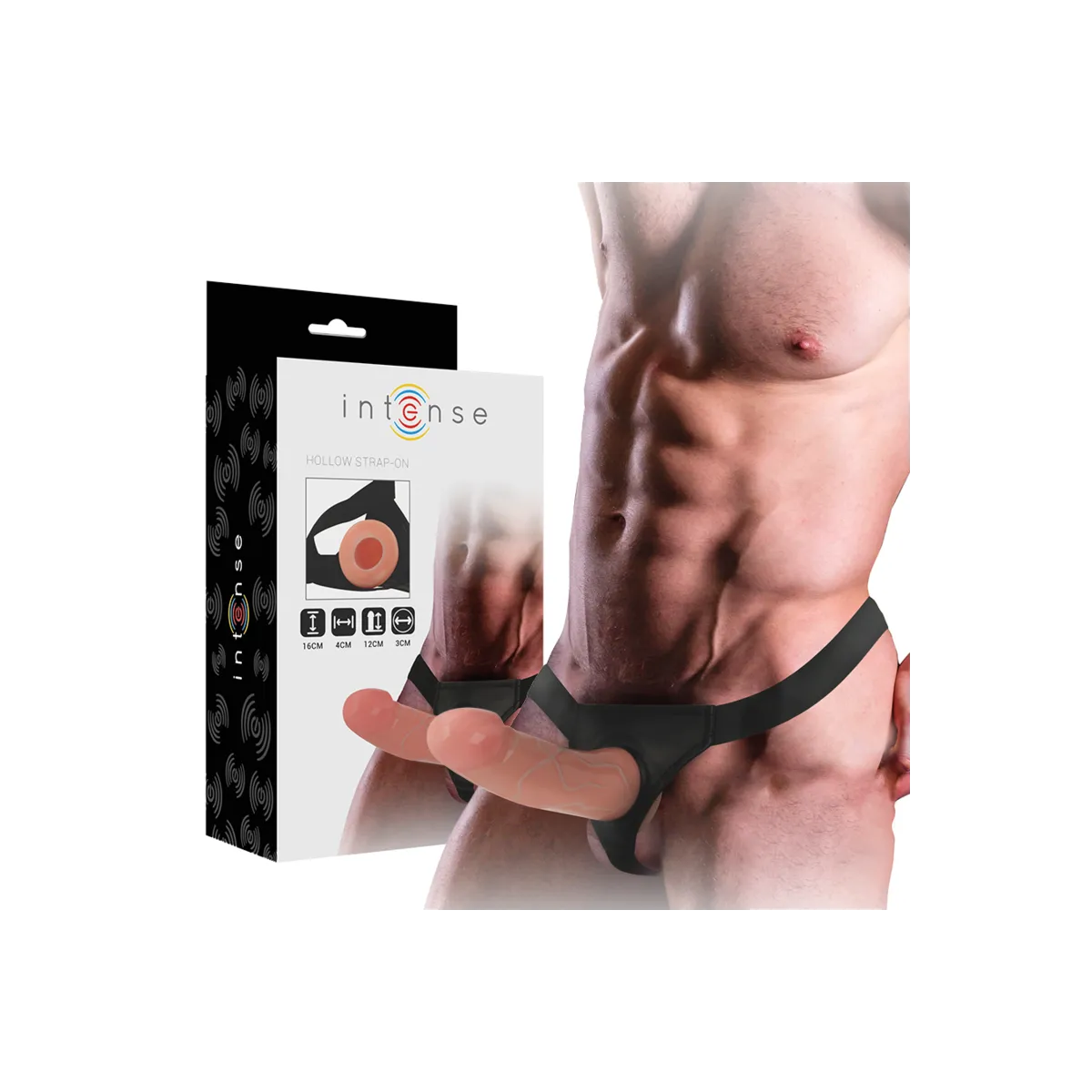 Hohlgeschirr mit Dildo 16 X 3 cm von Intense Couples Toys | Fesselliebe.de