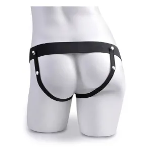 Verstellbarer Gurt mit realistischem Penis mit Spritzenden Bällen 19 cm von Fetish Fantasy Series