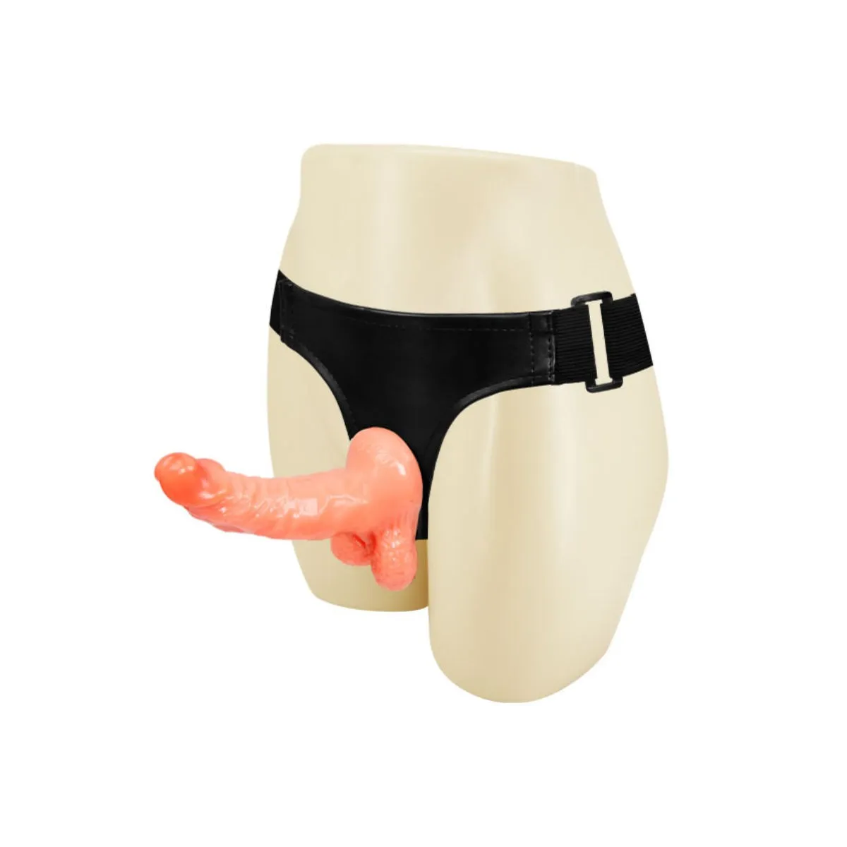 Gurt mit Realistischem Penis und Ultra Leidenschaftlichem Verstellbaren Höschen 15,5 cm von Baile Harness Collection | Fesselliebe.de