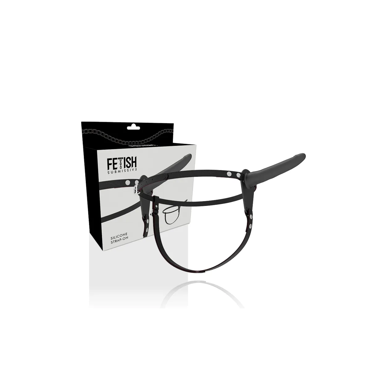 Schwarzes Silikon 15 cm von Fetish Submissive Harness | Fesselliebe.de