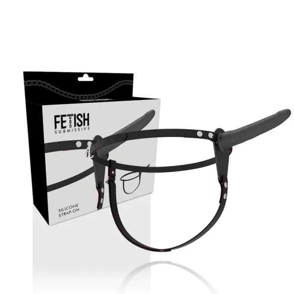 Schwarzes Silikon 15 cm von Fetish Submissive Harness | Fesselliebe.de