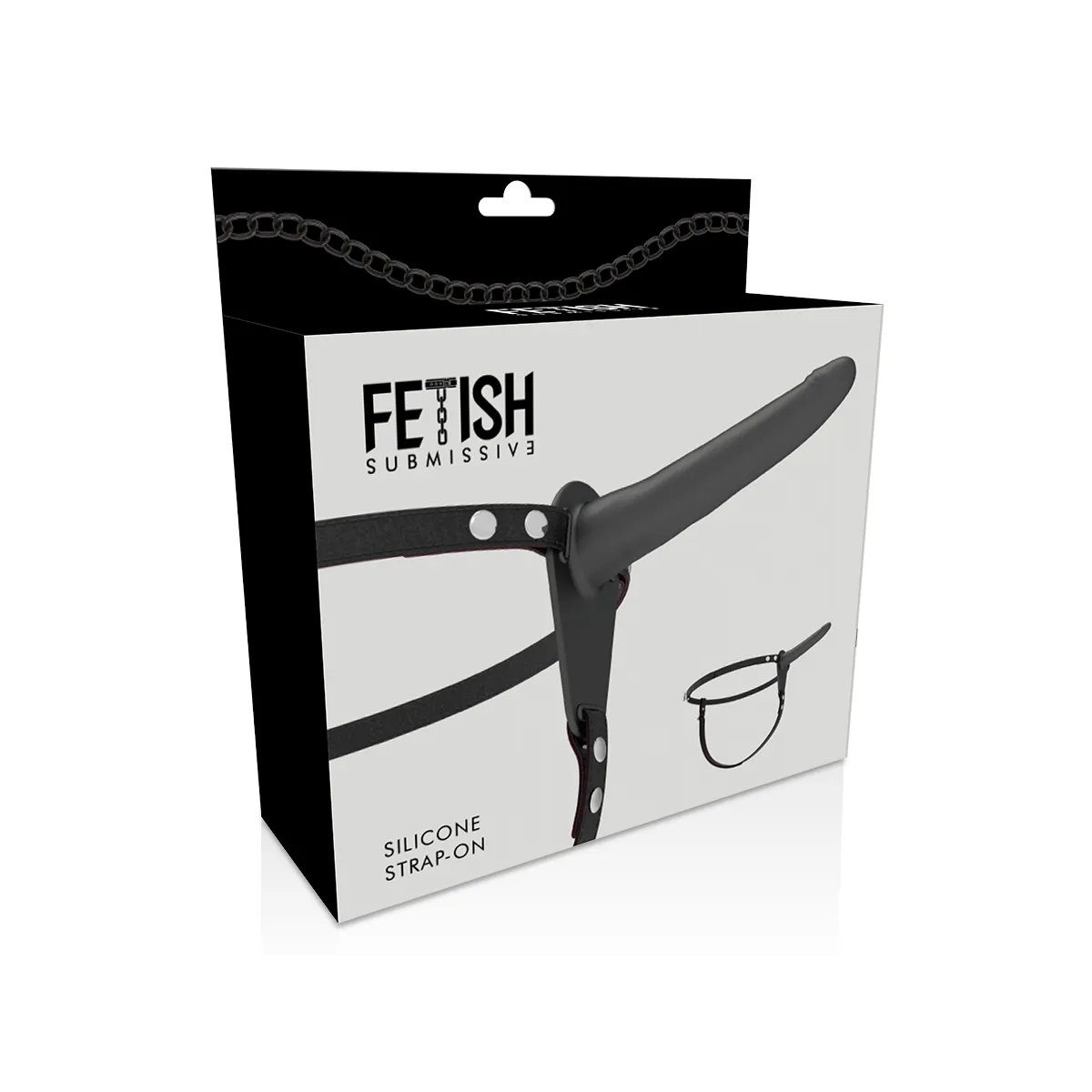 Schwarzes Silikon 15 cm von Fetish Submissive Harness | Fesselliebe.de