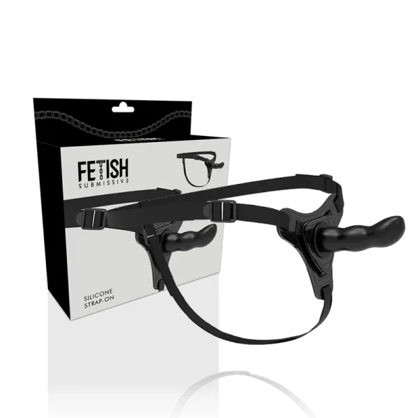 Schwarzer Silikon-G-Spot 16 cm von Fetish Submissive Harness | Fesselliebe.de