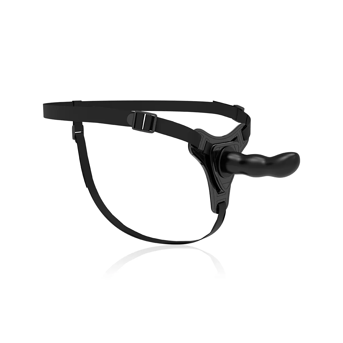 Schwarzer Silikon-G-Spot 16 cm von Fetish Submissive Harness | Fesselliebe.de