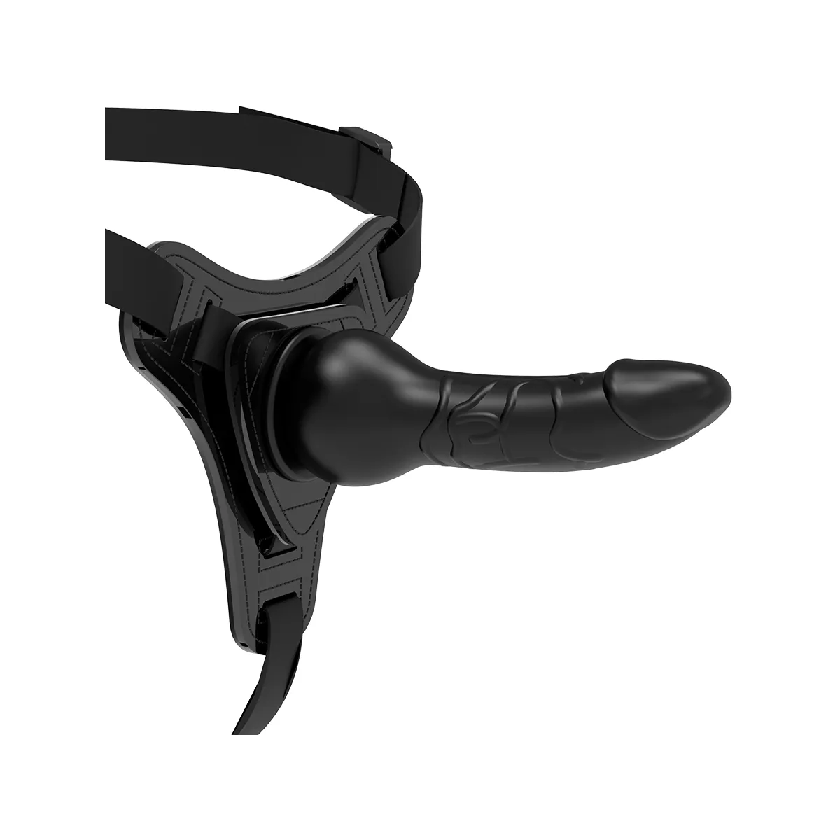 Realistisches Schwarzes Silikon 16 cm von Fetish Submissive Harness | Fesselliebe.de