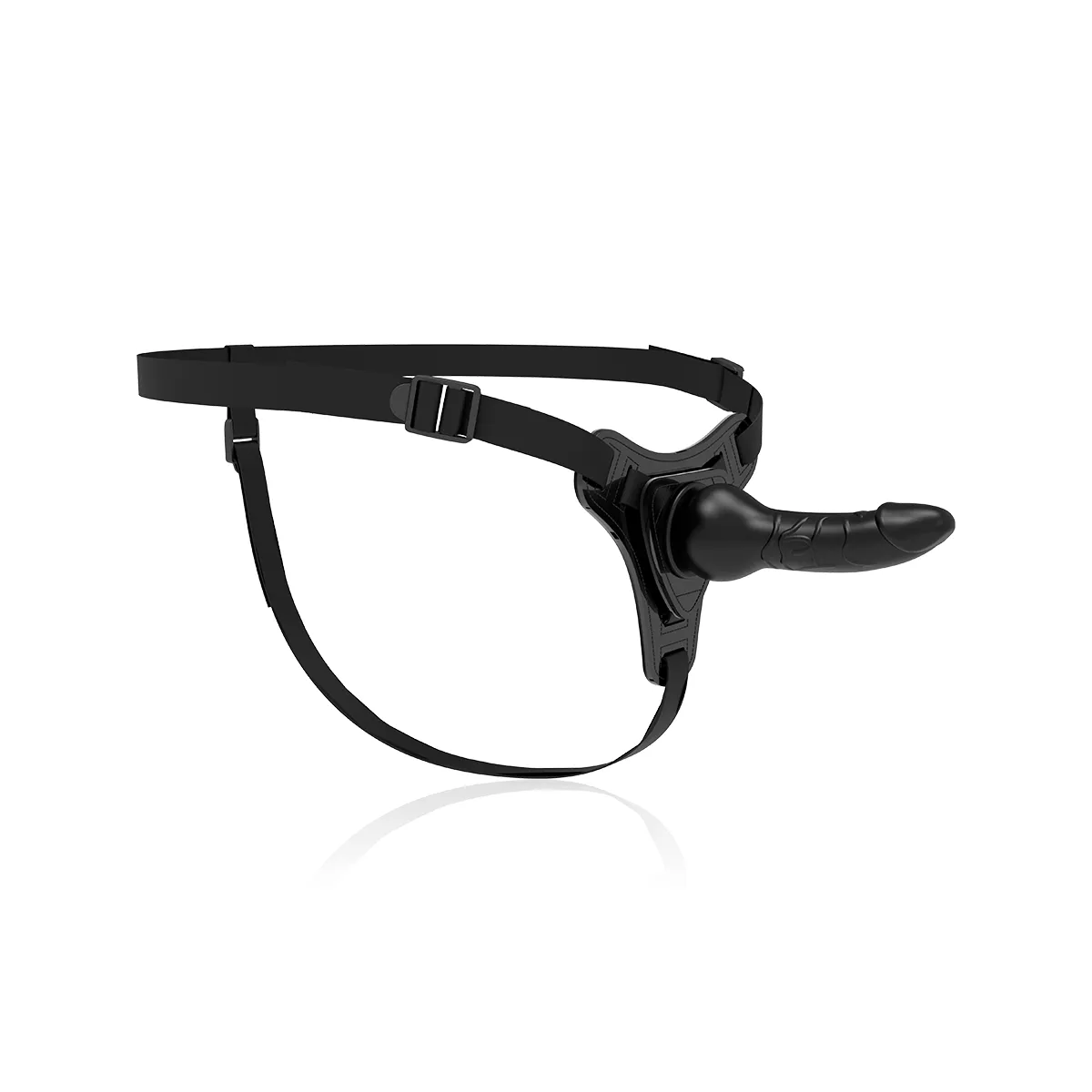 Realistisches Schwarzes Silikon 16 cm von Fetish Submissive Harness | Fesselliebe.de