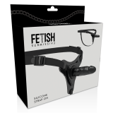 Realistisches Schwarzes Silikon 15 cm von Fetish Submissive Harness | Fesselliebe.de