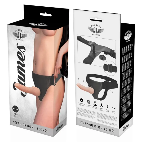 Rnes James 16 cm -O- 3,3 cm von Harness Attraction | Fesselliebe.de