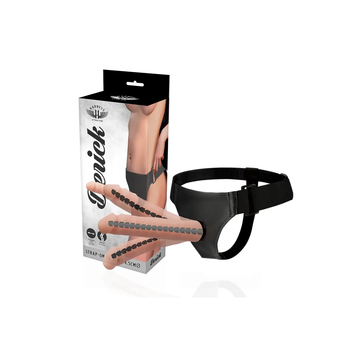 Derick Artikulierbares Fleisch 22,5 cm -O- 4,5 cm von Harness Attraction | Fesselliebe.de