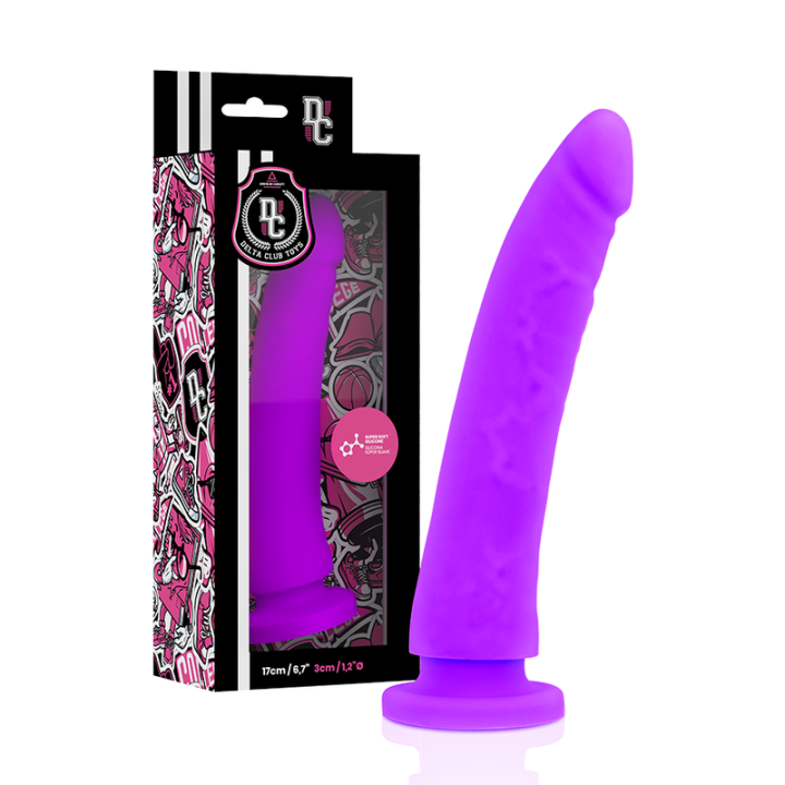 Toys Harness + Dong Lila Silikon 17 cm -O- 3 cm von Deltaclub | Fesselliebe.de