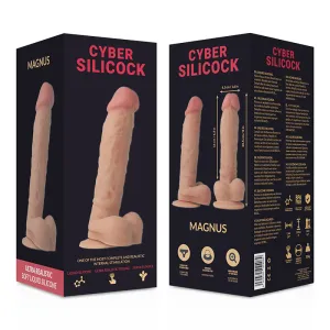Strap-On Magnus Flüssige Silikon mit 3 Ringen Gratis 20,5 cm -O- 4,1 cm von Cyber Silicock