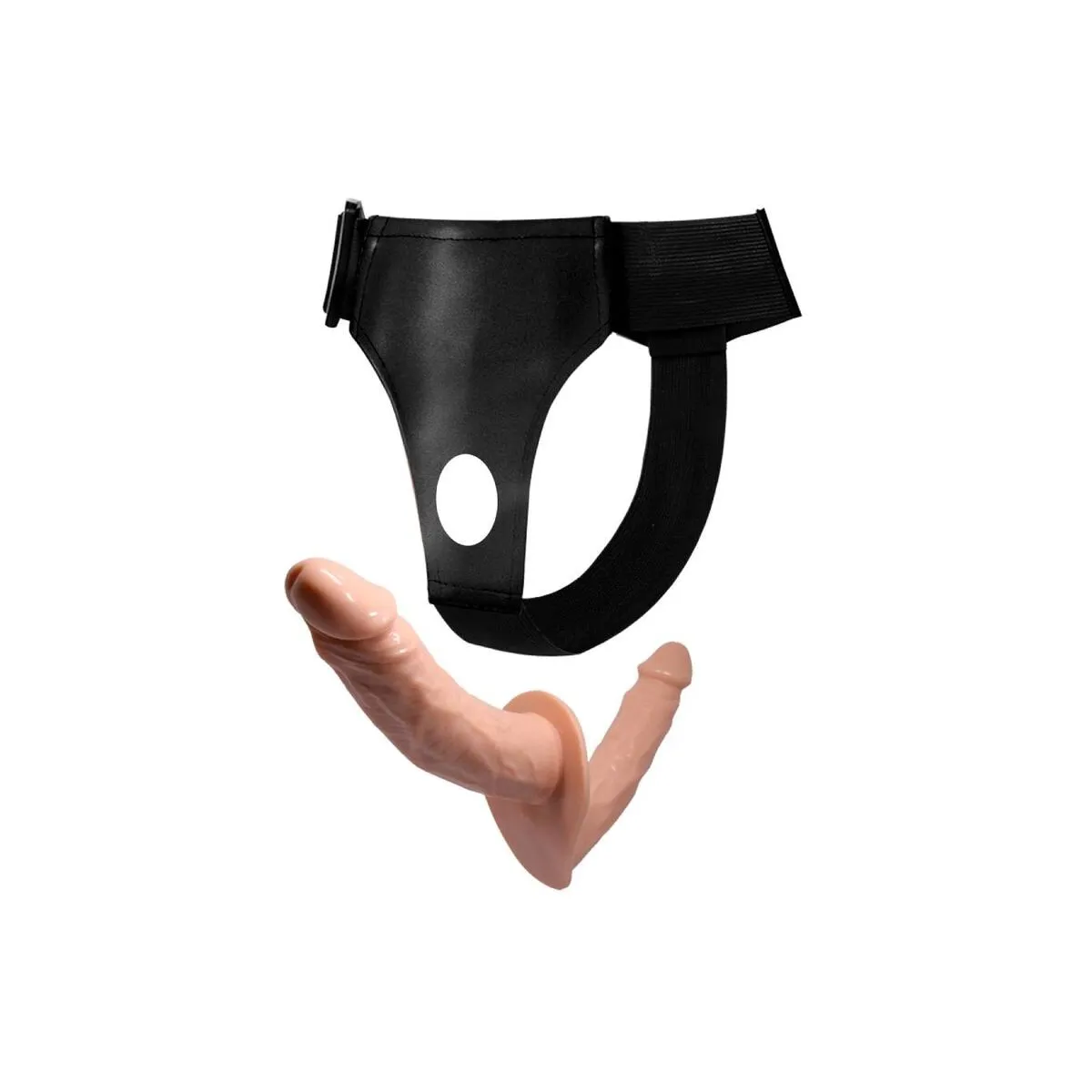 Ultra Leidenschaftlicher Doppelter Dildo mit Harness von Baile Harness Collection | Fesselliebe.de