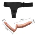 Ultra Leidenschaftlicher Doppelter Dildo mit Harness von Baile Harness Collection