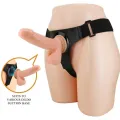 Harness-Hose Universal-Harness mit Dildo Tom 20 cm Natur von Pretty Love