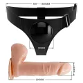 Harness-Hose Universal-Harness mit Dildo Tom 20 cm Natur von Pretty Love