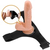 Harness-Hose Universal-Harness mit Dildo Tom 20 cm Natur von Pretty Love | Fesselliebe.de