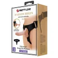 Harness-Hose Universal-Harness mit Dildo Kevin 19 cm Natural von Pretty Love