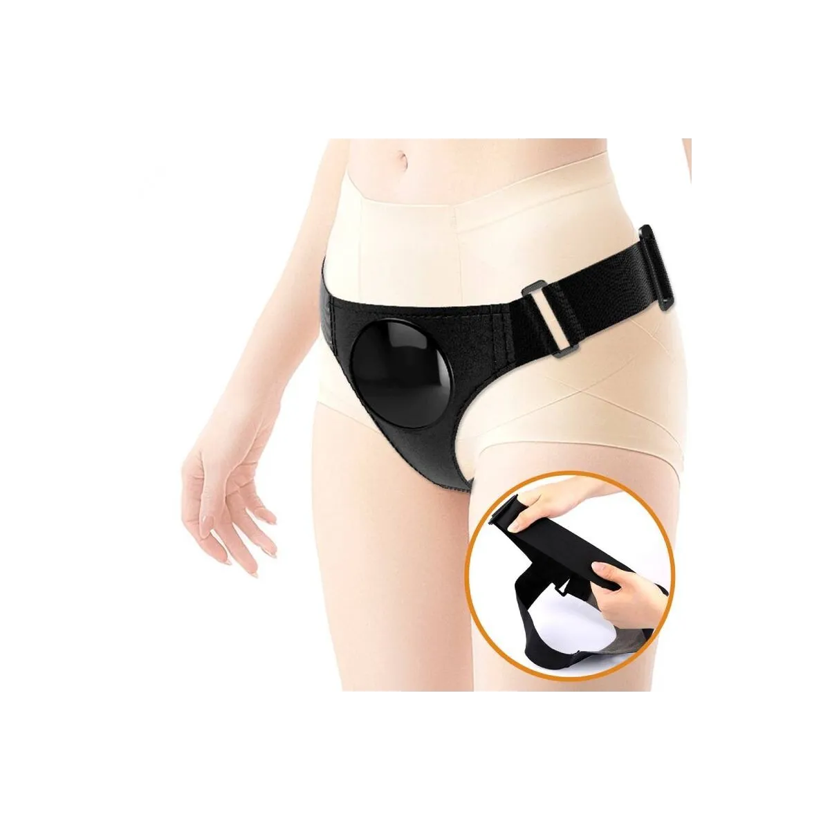 Harness-Hose Universal-Harness mit Dildo Micheal 20 cm Schwarz von Pretty Love | Fesselliebe.de