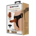 Harness-Hose Universal-Harness mit Dildo Micheal 20 cm Schwarz von Pretty Love