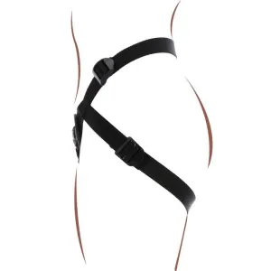 Strap-On-Vergnügungsgeschirr Schwarz von Get Real