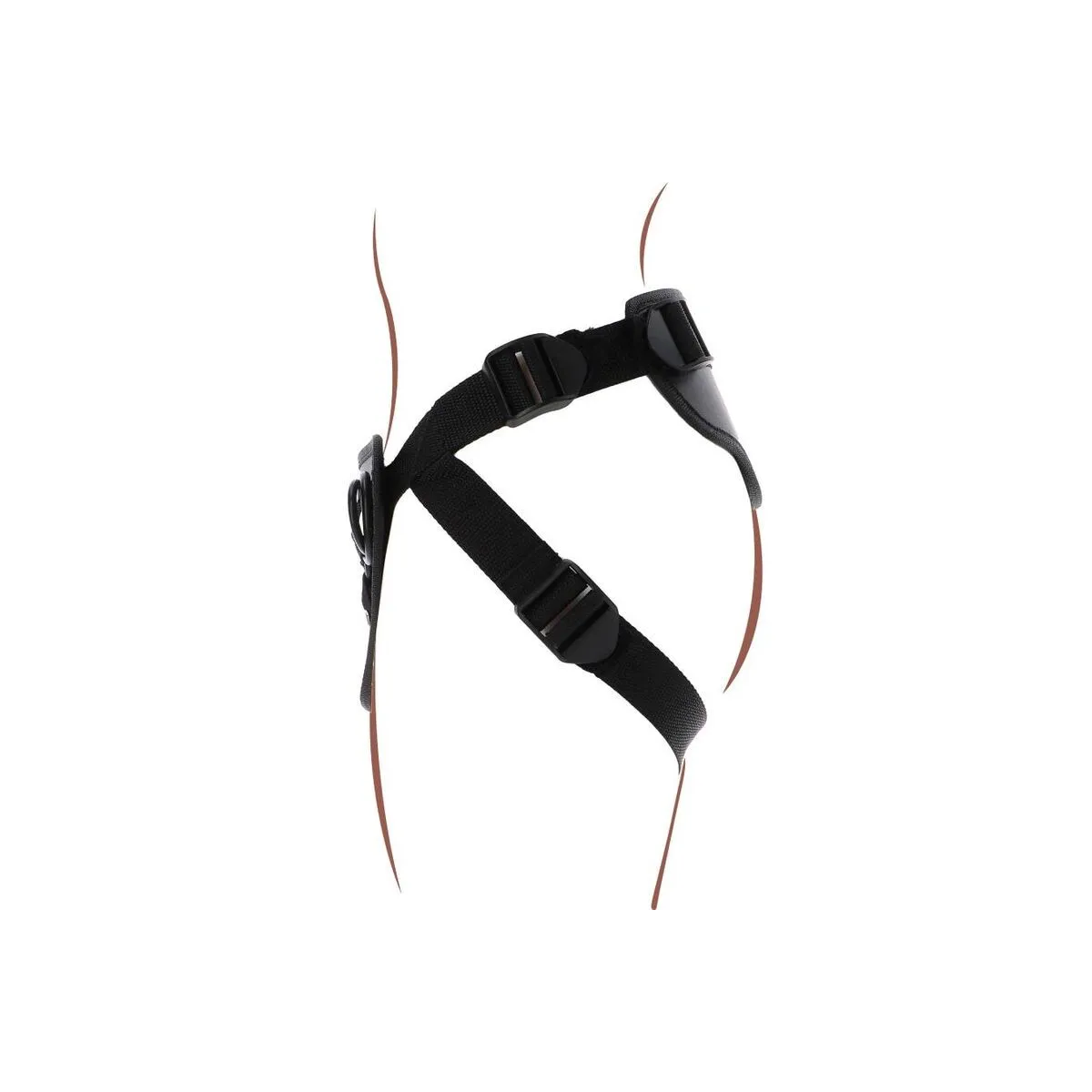 Strap-On-Deluxe-Gurt Schwarz von Get Real | Fesselliebe.de