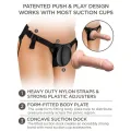 Elite Verstellbarer Gurt mit Dildo 15,2 cm für anfnger von King Cock