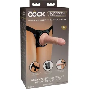 Elite Verstellbarer Gurt mit Dildo 15,2 cm für anfnger von King Cock