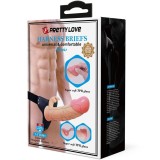 Mavis Harness Universal Slip mit Dildo 19 cm Natur von Pretty Love | Fesselliebe.de