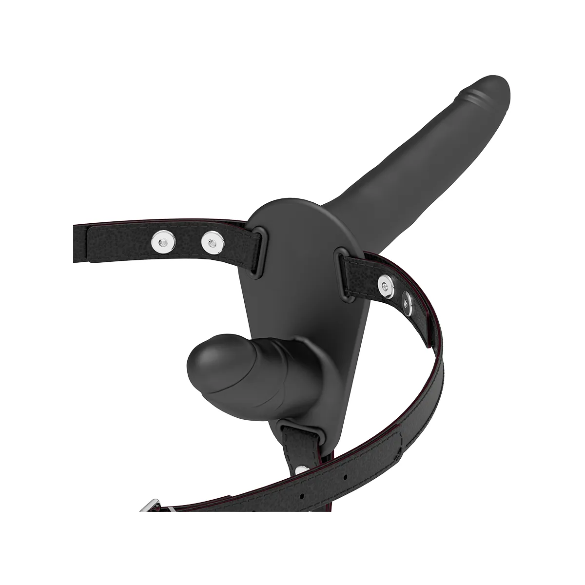 Doppelte Penetration Schwarz von Fetish Submissive Harness | Fesselliebe.de