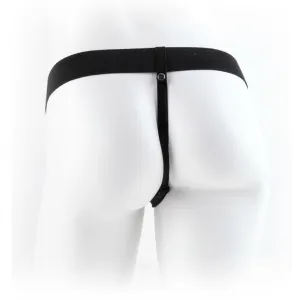 7 Hohl Strap-On mit Bällen 17,8 cm Fleisch von Fetish Fantasy Series