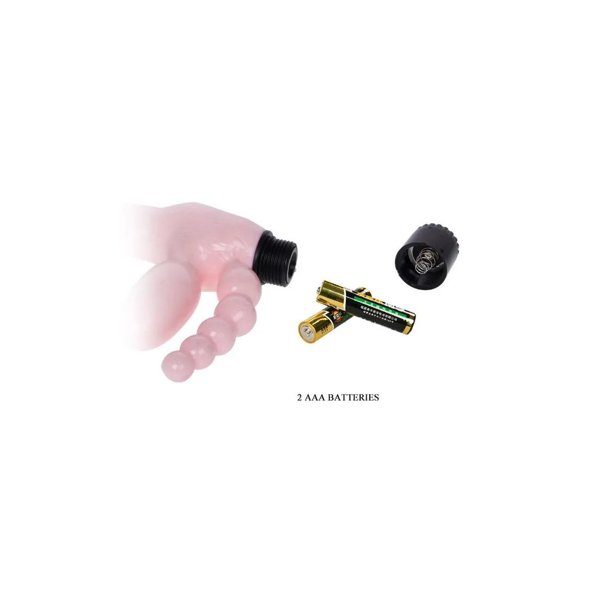 Seilloser Tpr-Gurt mit Vibration und Analstimulation 25,4 cm von Baile | Fesselliebe.de